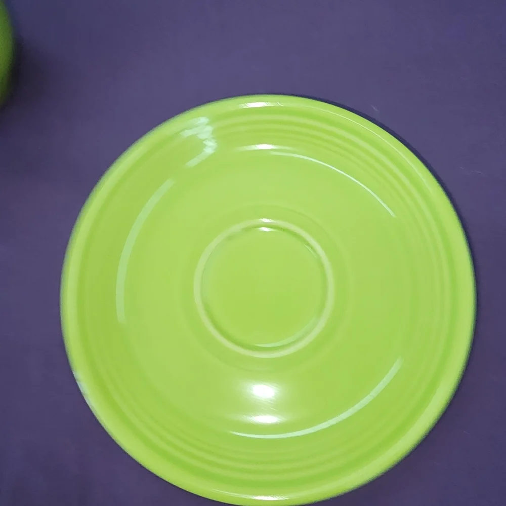 Fiesta. Chartreuse. Cup and Saucer set - Picture 4 of 5